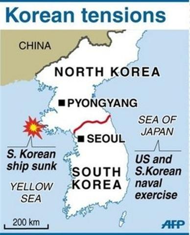 south korea and north korea map. North Korea